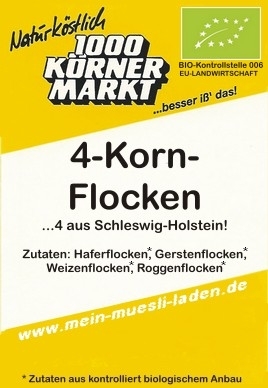5-Korn-Flocken, Bio 5.000 g