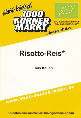 Risotto-Reis, Bio 1.000 g