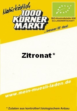 Zitronat, Bio <b>250 g</b>