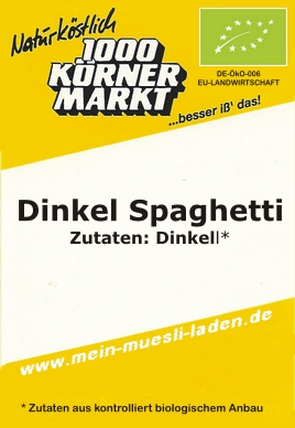 Dinkel Spaghetti 750 g