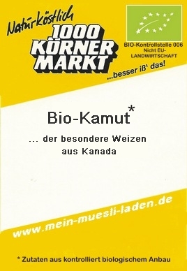 Khorasan/Urweizen, Bio aus Deutschland  1.000 g