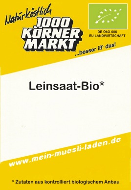 Leinsaat, Bio aus <b>Deutschland 1.000 g</b>