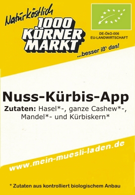 Nuss - Kürbis - App, Bio  400g